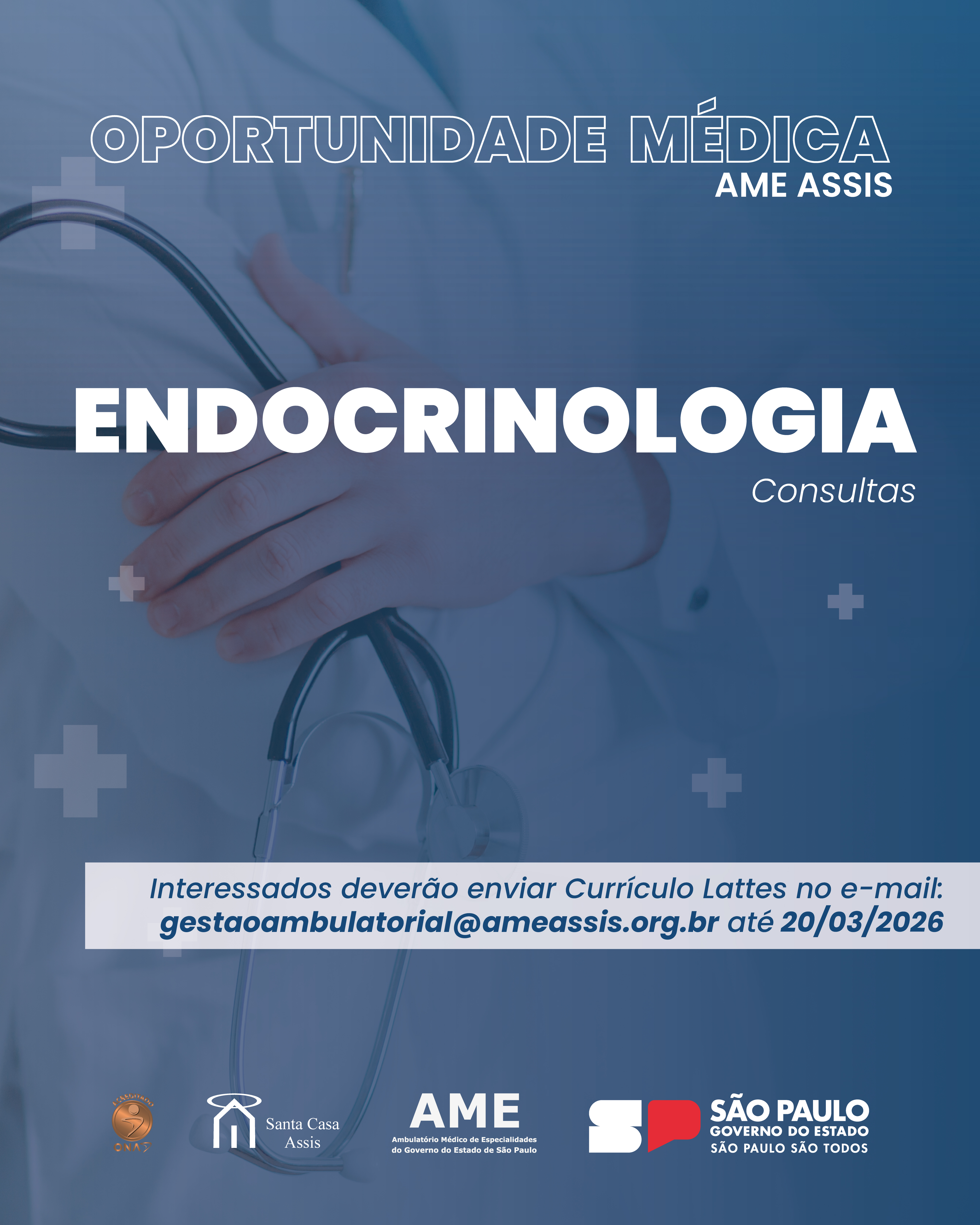 CADASTRO MÉDICO - ENDOCRINOLOGIA
